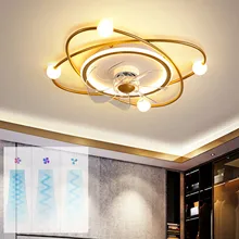 

Ceiling Fans Modern Lighting Remote Control LED Fan Lamp Simple Nordic Bedroom Living Room Dining Hall Ceiling Fans