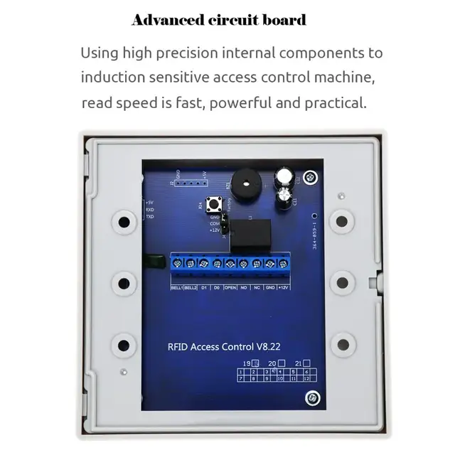 5YOA RFID Access Control System Device Machine Security Proximity Entry Door Lock Quality 3