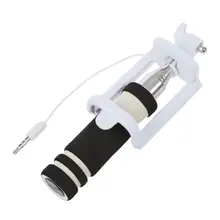 Мини селфи-палка для фото селфи Расширяемый Складной ручной держатель для сотового телефона(черный