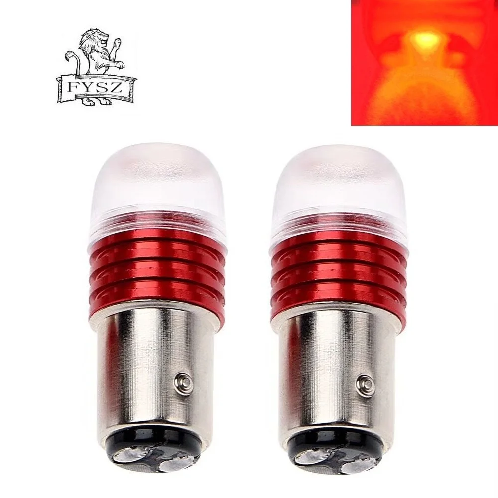 2 шт. 1157 BA15D Led 12V автомобильный тормозной светильник s 5630 красный лампа для