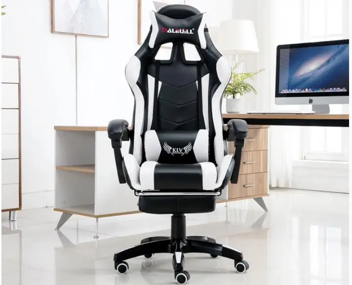 Professional Computer Chair LOL Internet Cafes Sports Racing Chair WCG Play Gaming Chair Office Chair armchair with footrest Professional Computer Chair LOL Internet Cafes Sports Racing Chair WCG Play Gaming Chair Office Chair armchair with footrest
