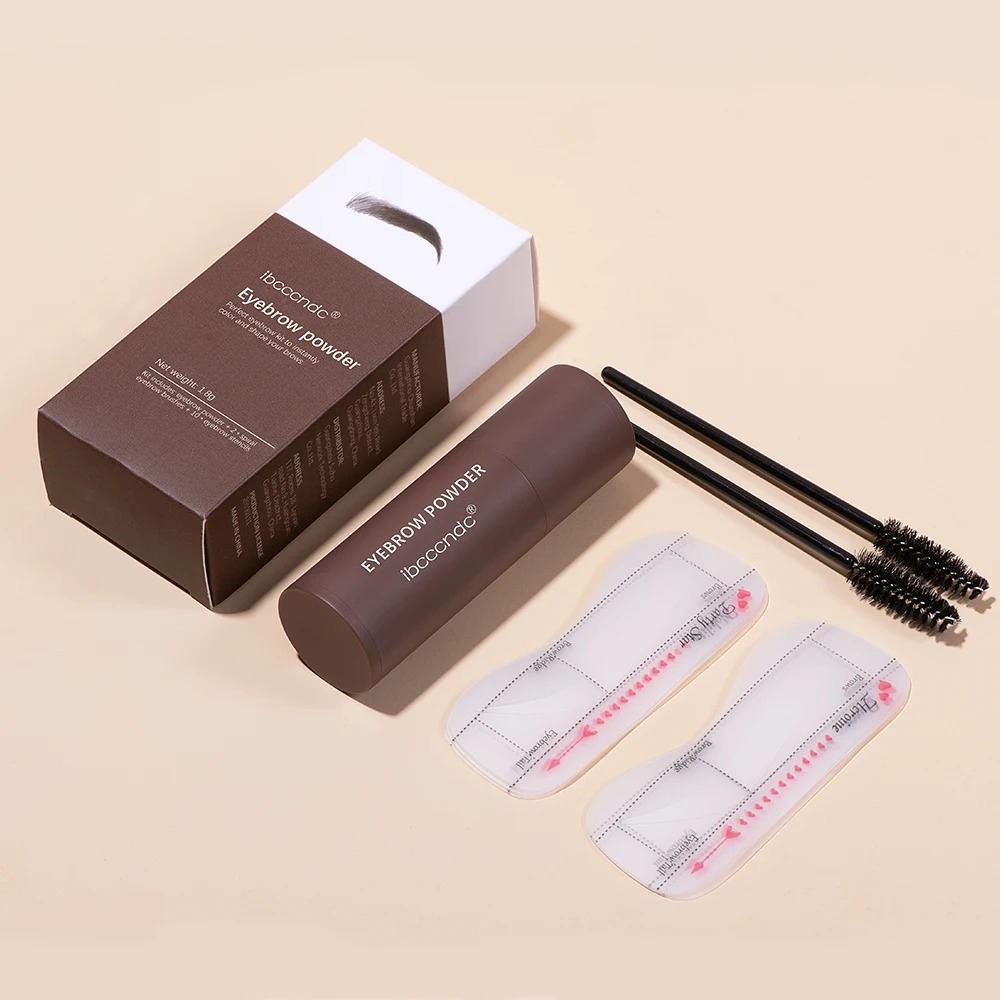 1 Set Eyebrow Stamp Brow Kit Gel Stencil Waterproof Powder Makeup Reusable | Красота и здоровье
