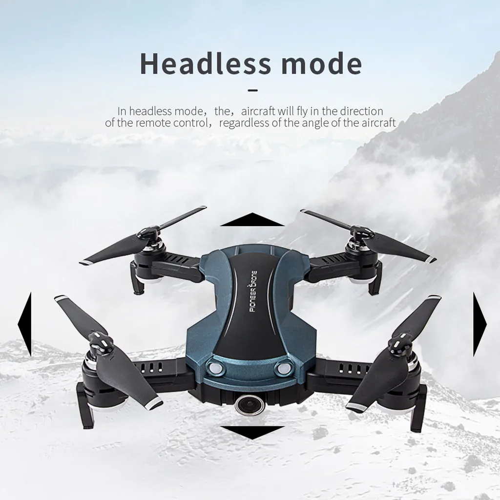 Дрон оптический поток Регулировка электричества 120 ° FOV 1080PHD WiFi FPV Дрон RC вертолет Квадрокоптер селфи Дроны с камерой HD