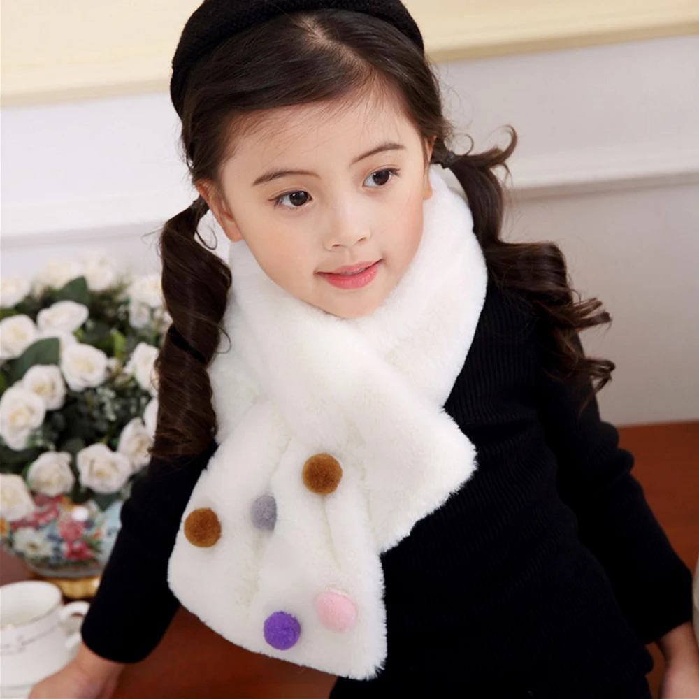 17 Style Kids Boys Girls Soft Scarf Children Winter Neck Warmer Scarves Neckerchief Shawl
