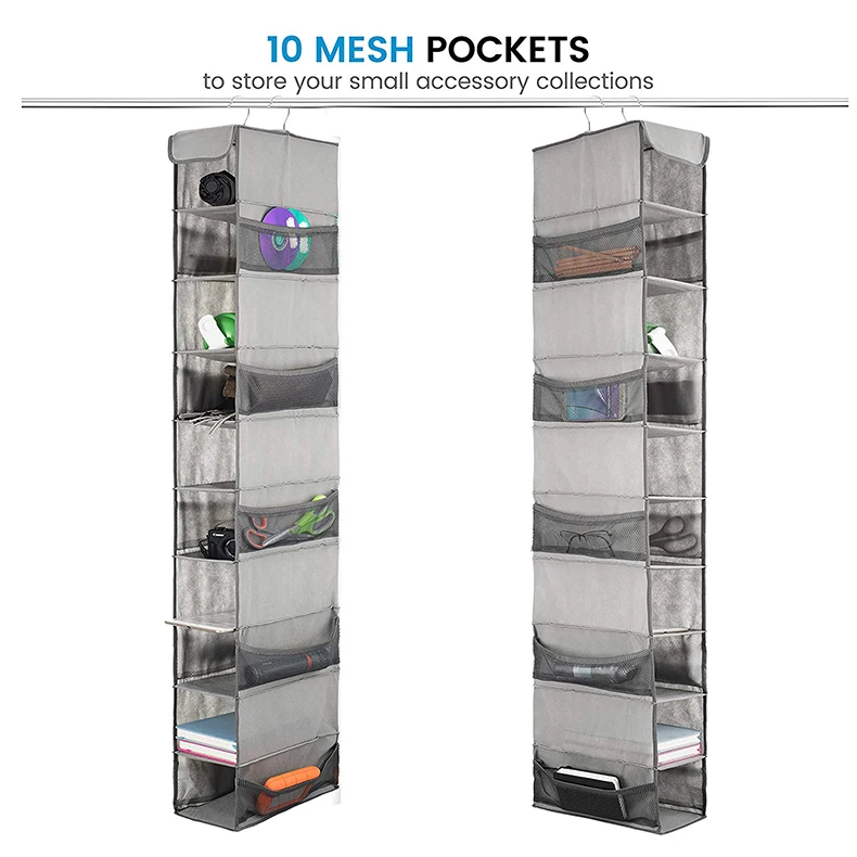 10-Shelf Hanging Shoe Storage Organizer (3)