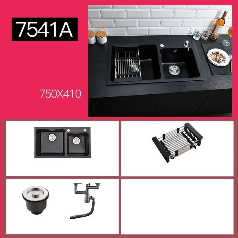 Version W De Cocina Integral Lavello Cucina Zlewozmywak Gootsteen Wasbak кухня Cuba Pia Cozinha Lavabo Fregadero мойка для овощей - Цвет: Version W