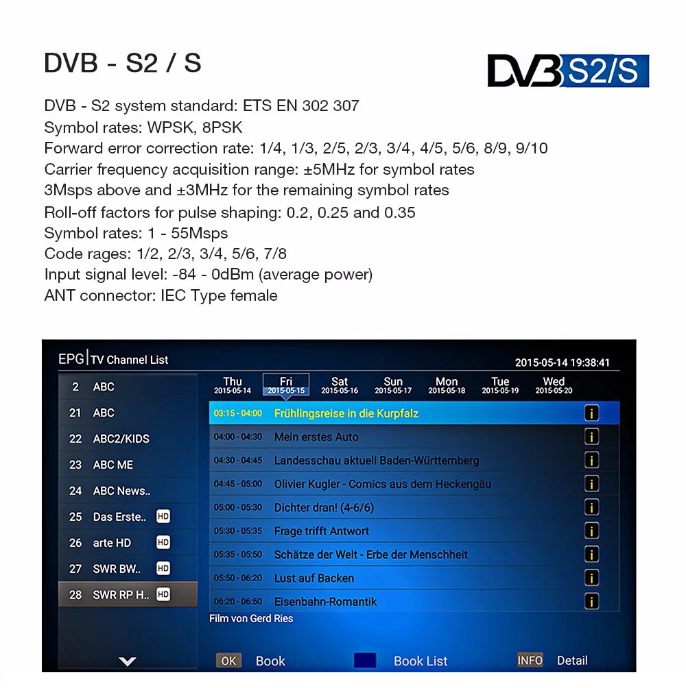 GTmedia GTC Android 6,0 ТВ коробка DVB-S2/T2/кабель/ISDBT Amlogic S905D 2G + 16GB Поддержка IPTV m3u CCcam спутниковый приемник корабль Бразилия