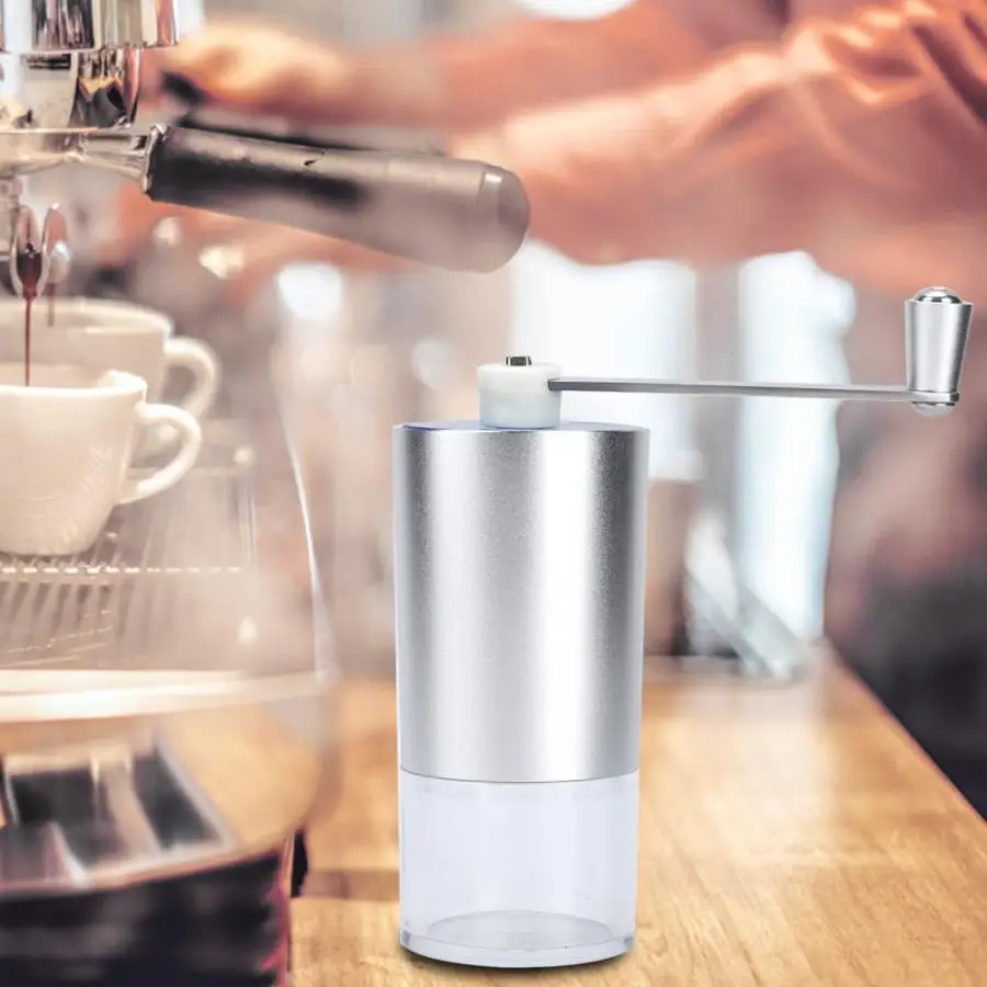 

Tuansing Manual Aluminum Coffee Grinder Washable Ceramic core Home Kitchen Mini Manual Handmade Coffee Grinder Machine