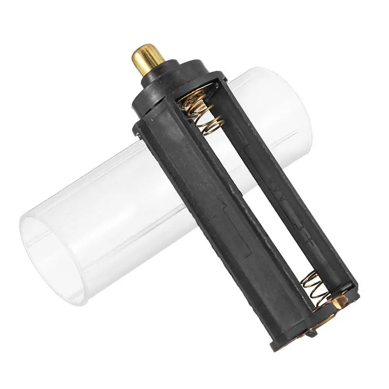 2019 New 1Pcs 18650 Battery Tube + 1pcs AAA Battery Holder Set For Flashlight Torch Lamp For Outdoor Camping Bicycle Light