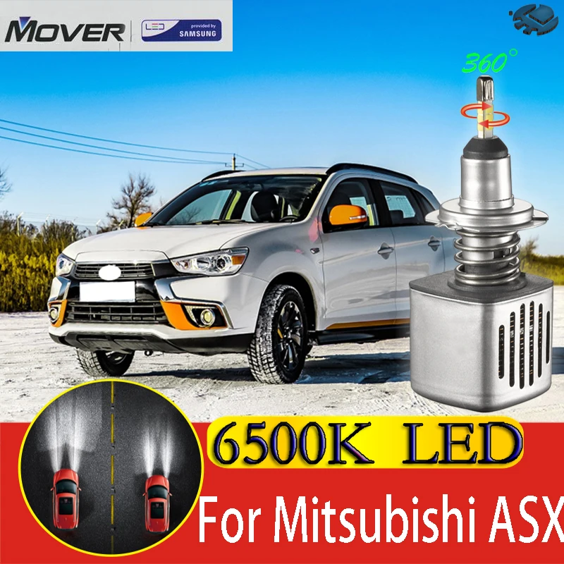 

Car Headlight Bulbs LED Provided By SAMSUNG For Mitsubishi ASX LED Car 6500K White Light Auto Headlight 2X