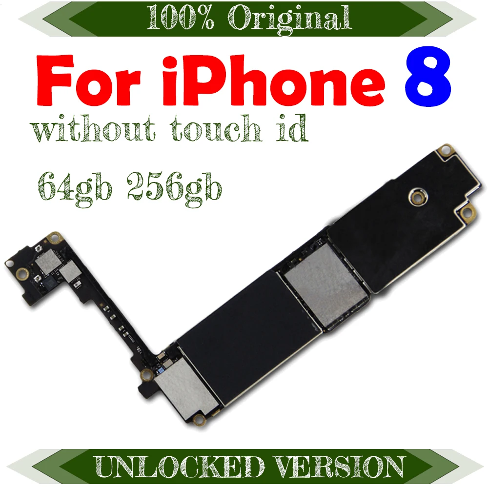 Материнская плата Clean iCloud 32 Гб 128 ГБ 256 разблокированная для IPHONE 8 материнская без/с