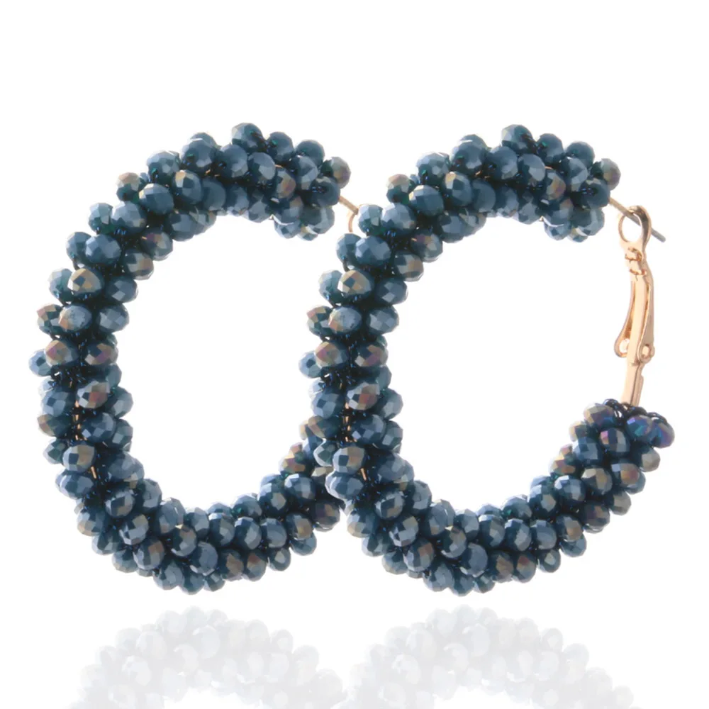 Серьги NeeFuWoFuDrop висячие серьги в богемном стиле с кристаллами упаковке длинные