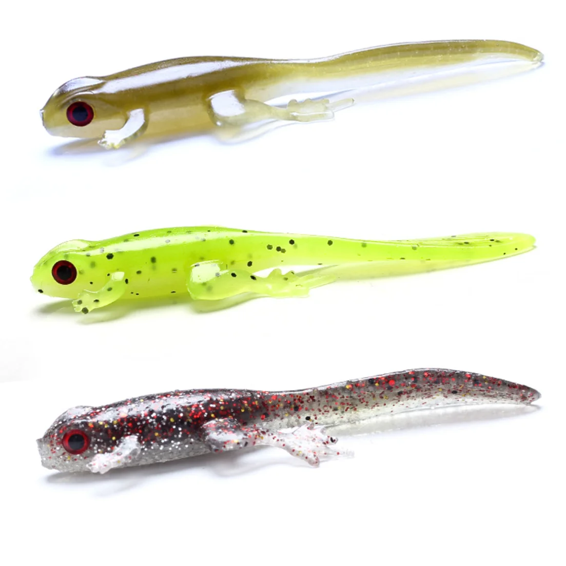 8pc/Bag 80mm 4g Wobblers Fish Bionic Artificial Fate Tadpole Bait Fishing Accessories Lure Goods for Pike Frog Hooks Accessories