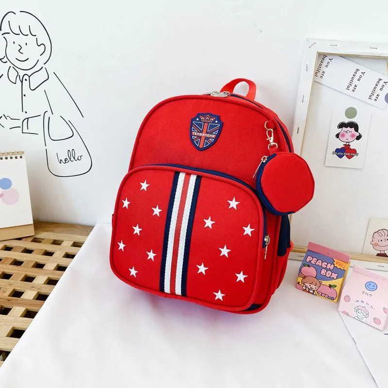 

Stars kids backpack Multilayer space kids bags Double zipper school bags Breathable children backpacks Lightweight design bag