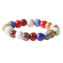K082 BIGBING ювелирные изделия Модные керамические красочные бусины браслет ручной вязки браслет модные ювелирные изделия Высокое качество