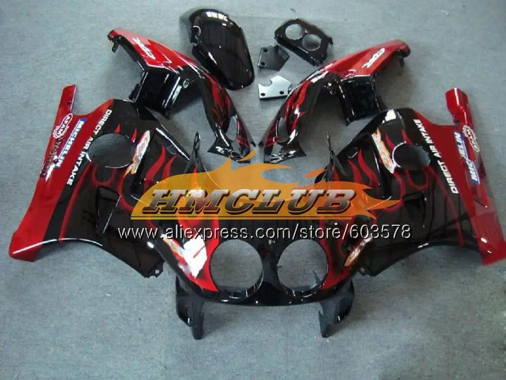 Injection Body For HONDA CBR 250RR 250R CBR250RR 1988 1989 94CL.54 CBR 250 RR MC19 CBR250 RR 88 89 OEM Fairings Gloss Black - Цвет: No. 21