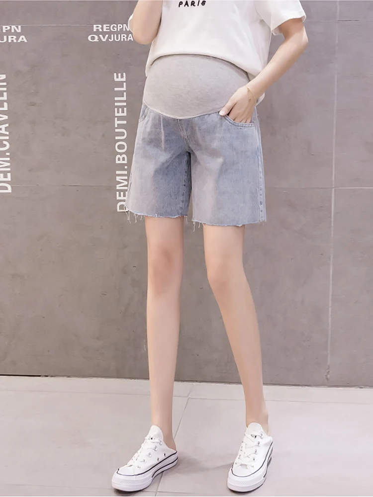 Summer Maternity Short Half Jeans 