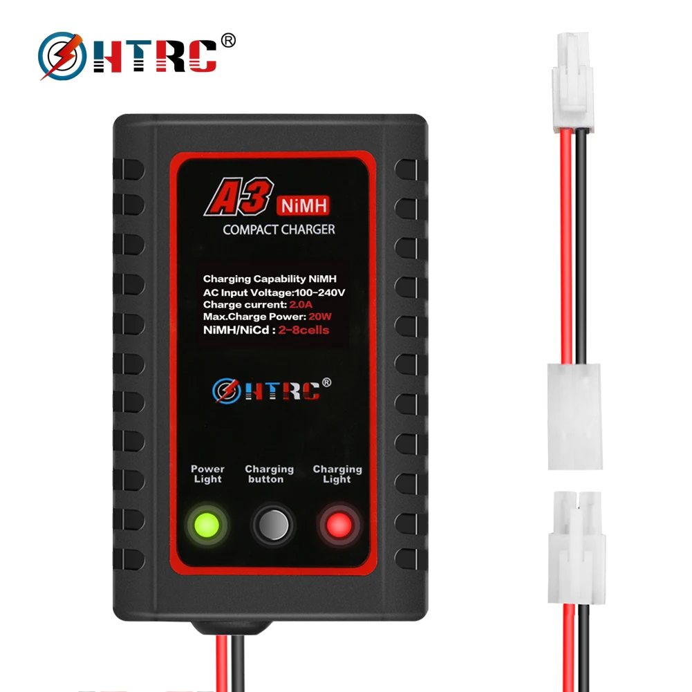 Nimh Nicd зарядное устройство A3/ N8 110 240 В 2A 20 Вт AC Компактное для 2s 8s Nimh/Nicd Батарея с 5