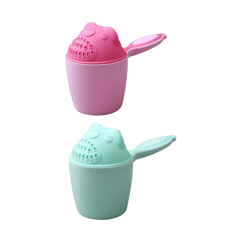 

2024 New Cartoon Baby Bath Waterfall Rinser Kids Shampoo Rinse Cup Bath Shower Washing Head Cup Baby Shower Plastic Spoons