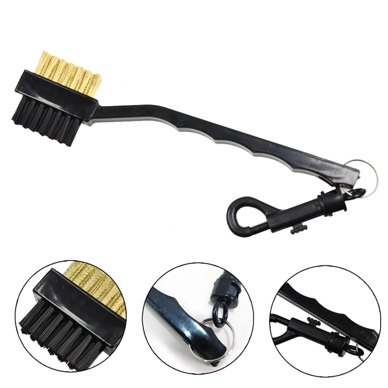 

1Pc Golf Club Brush Golf Groove Cleaning Brush 2 Sided Golf Putter Wedge Ball Groove Cleaner Kit Cleaning Tool Golf Accessories