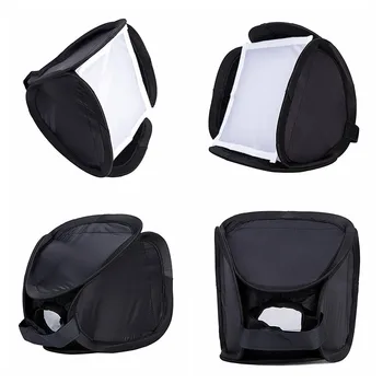 

Silver Reflector Flash Portable Softbox Small Studio E23 Accessories Mini SLR Camera Rapid Photo Universal Diffuser Lightweight