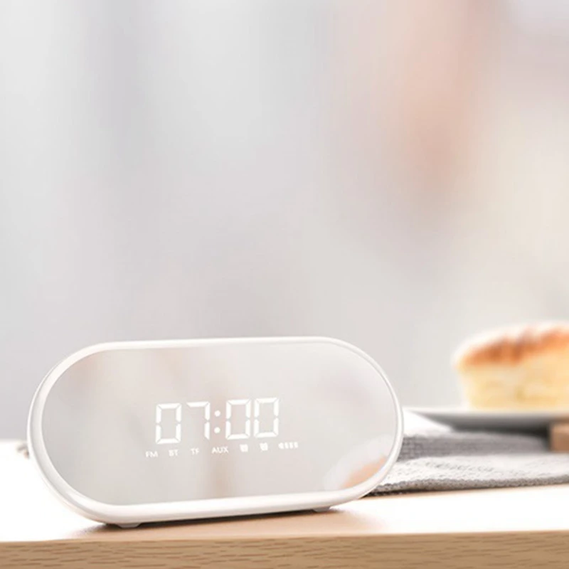Портативный bluetooth-динамик с будильником беспроводной динамик музыка объемный громкий динамик
