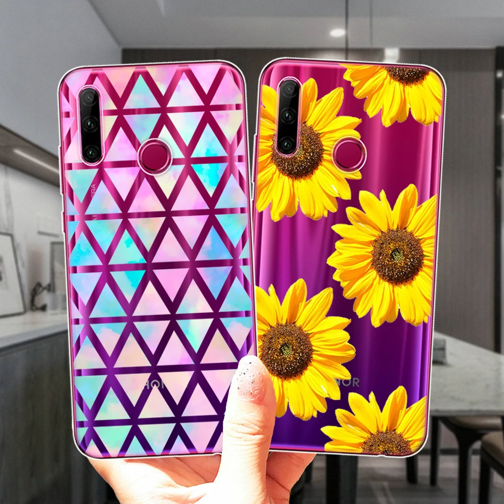 Силиконовый чехол для Huawei Honor 30 10i 20i 9 9X 8X Mate 10 20 Lite Pro мягкий прозрачный из ТПУ |