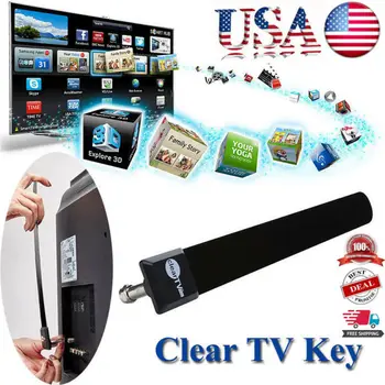 

Clear Key Antenna 1080P HDTV Digital Indoor Signal Antenna 100+Free TV Channels