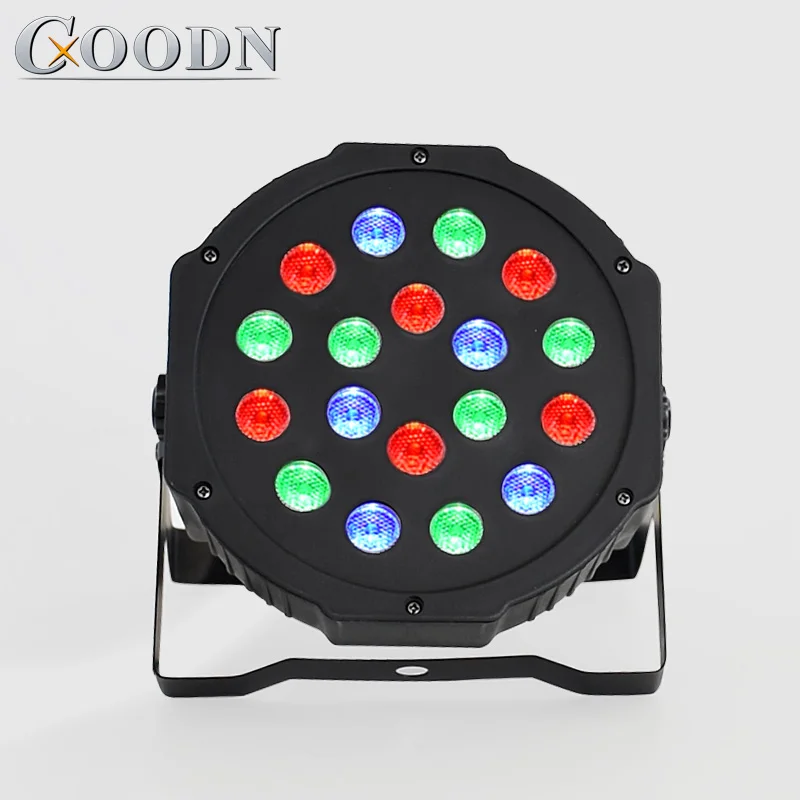 Светодиодный Par Светильник s 18x3 Вт DJ светодиодный RGB Par Светильник s Wash Disco светильник DMX контроллер эффект для семьи Paty KTV сценический светильник ing