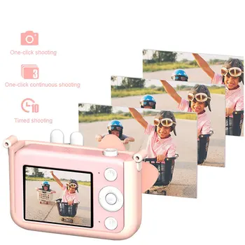 

Children Digital Camera Mini Wifi Small Slr Sports Camera Camera Toy Hd Digital Camera 12.4 inch Screen Mini Camera Gift