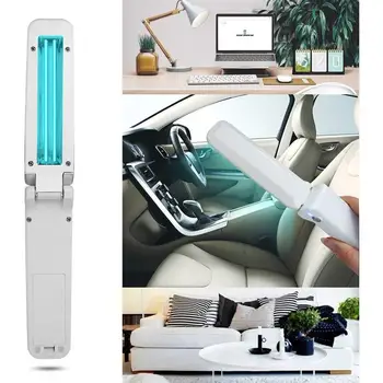 

Ultraviolet Disinfection Lamp Portable Sterilization Light UVC Handheld Folding House Use 450mA USB 5V (battery not included)