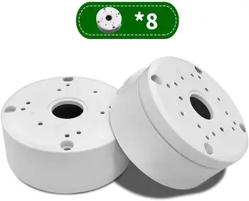 

Camera Junction Box,8pcs Waterproof Junction Box for Security Camera,Security Camera Mounting Box,CCTV Junction Box (8 Pack)