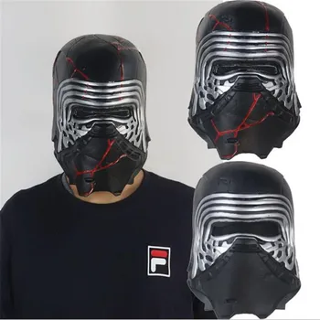 

New Kylo Ren Helmet Cosplay Star Wars 9 The Rise of Skywalker Mask Props PVC Star Wars Helmets Masks Halloween Party Prop