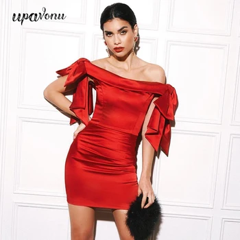 

2020 New Red Cardigan Mini Dress Celebrity Club Runway Party Dress Women Sexy Short Sleeve Black Bodycon Club Dress Vestidos