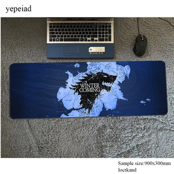 

game of thrones mouse pad gamer 900x300x3mm notbook mouse mat Popular gaming mousepad large pad mouse PC desk padmouse mats