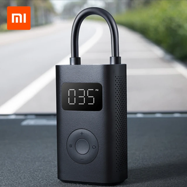 Xiaomi Tragbare Elektrische Luftpumpe Mijia Aufblasbare Schatz 1S Mini Luft  Füllung Kompressor für Auto Fahrrad Reifen