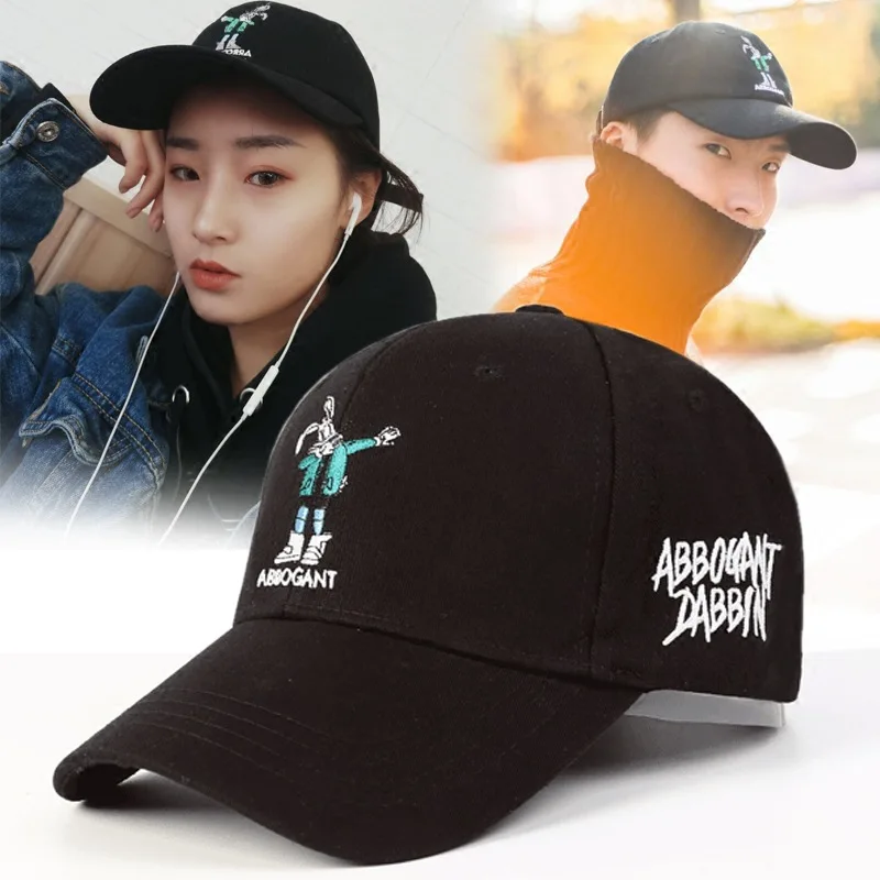 Шляпа женская подвеска XIA Han версия ста бейсбольная кепка s Модный черный зонт утка язык Кепка для молодых студентов