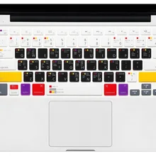 HRH, китайская функциональная клавиатура, защита кожи для Mac OS X, OSX-M-CC-2, горячие клавиши для Macbook Pro Air retina 13 15 17