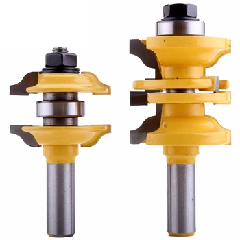 

2Pcs 12mm Shank Entry & Interior Door Ogee Router Bit Matched Milling Cutter Set for Wood Woodworking Machine