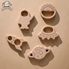 Space Series Wooden Building Block Toys for Children Montessori Baby Toy Stacking Blocks Baby Teether for Teeth Small Wood Gift 1