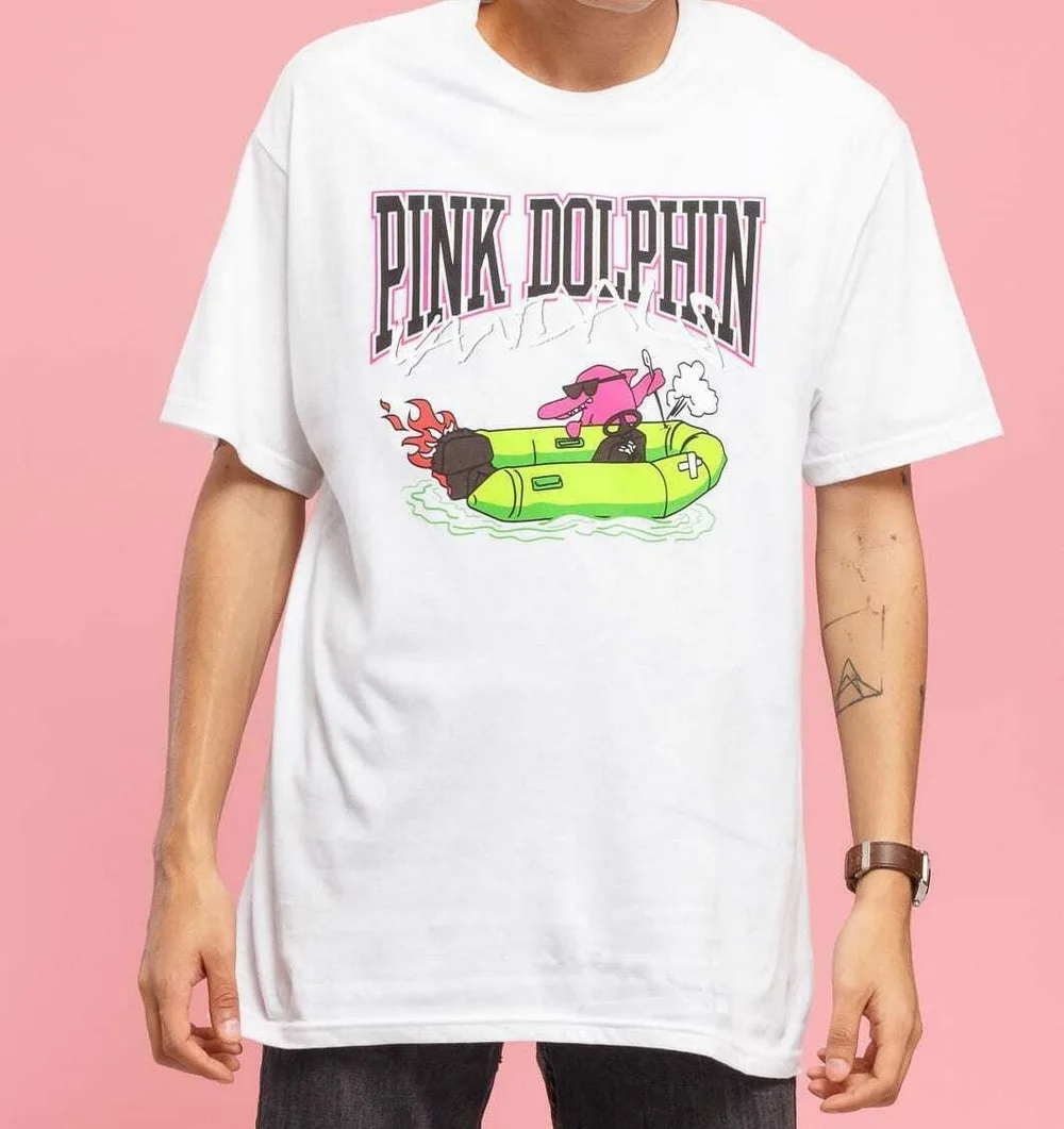 Pink Dolphin Mens Dolphin Vandal White 