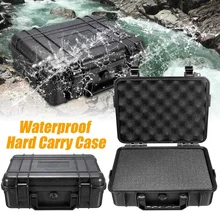 3 grandes tamanhos à prova dwaterproof água duro carry tool caso saco de armazenamento caixa câmera fotografia com esponja para ferramentas protetor segurança organizar