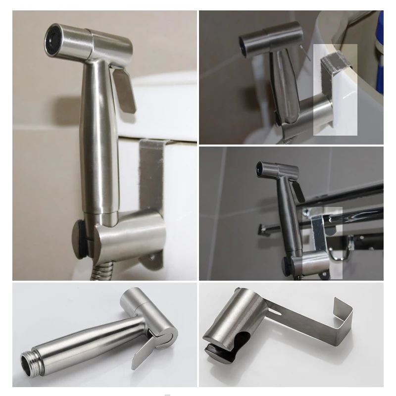 Ручной душ Shattaf из нержавеющей стали для туалета, набор для биде ...