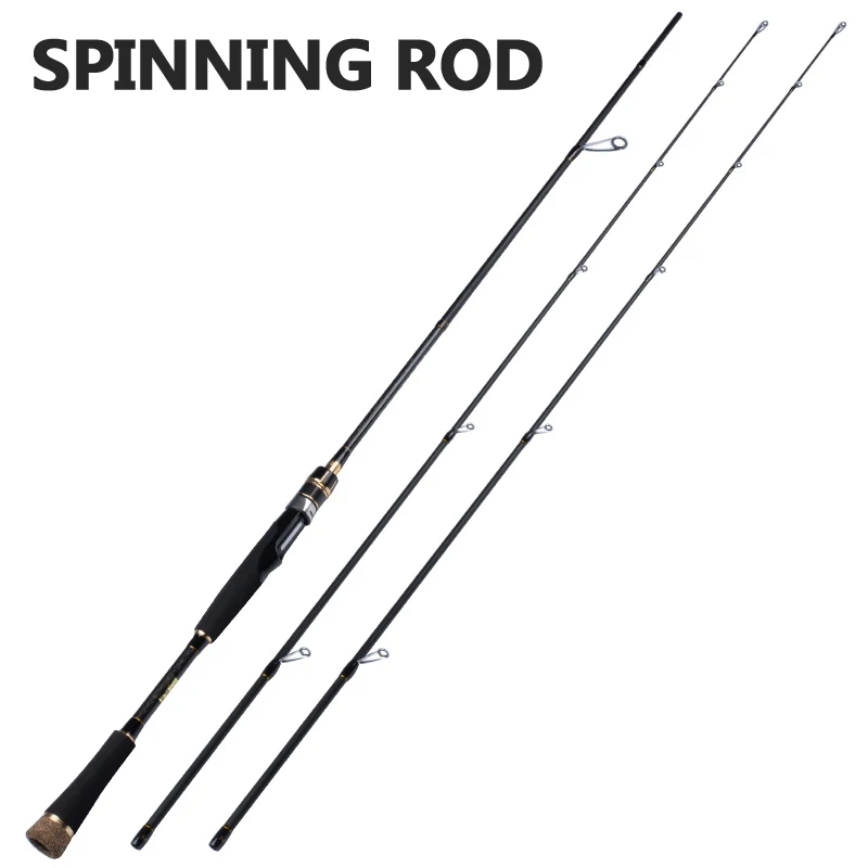 SPINNING ROD Seekbass 2,1 М 2,4 М удочка 2 наконечника M& MH power 2 карбоновые вставки Удочка спиннинг Литье удочка рыболовные снасти - Цвет: SPINNING ROD