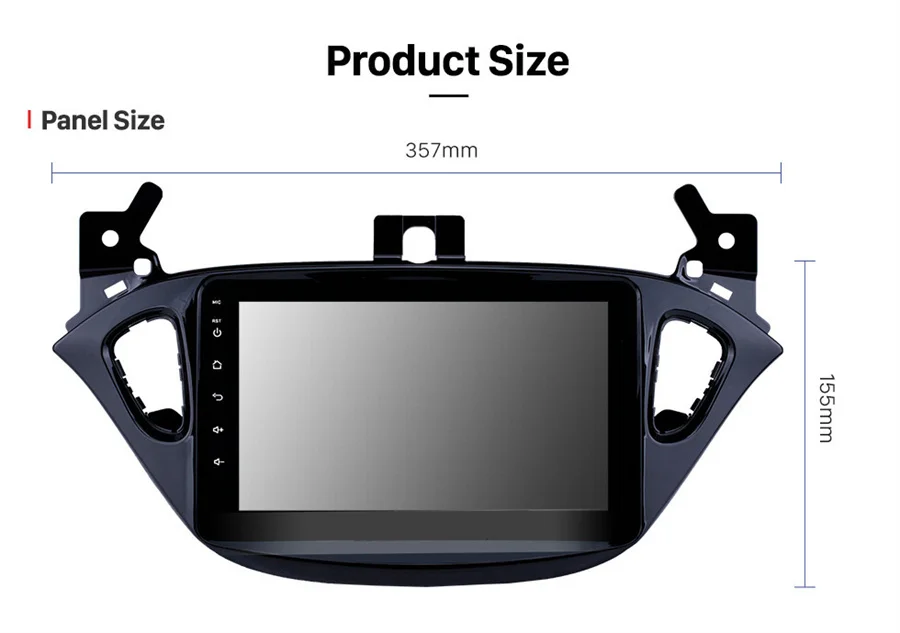 8" Car Stereo GPS Unit Player Android 10.0 1+16GB For Opel Corsa 2015- for Opel Adam 2013-