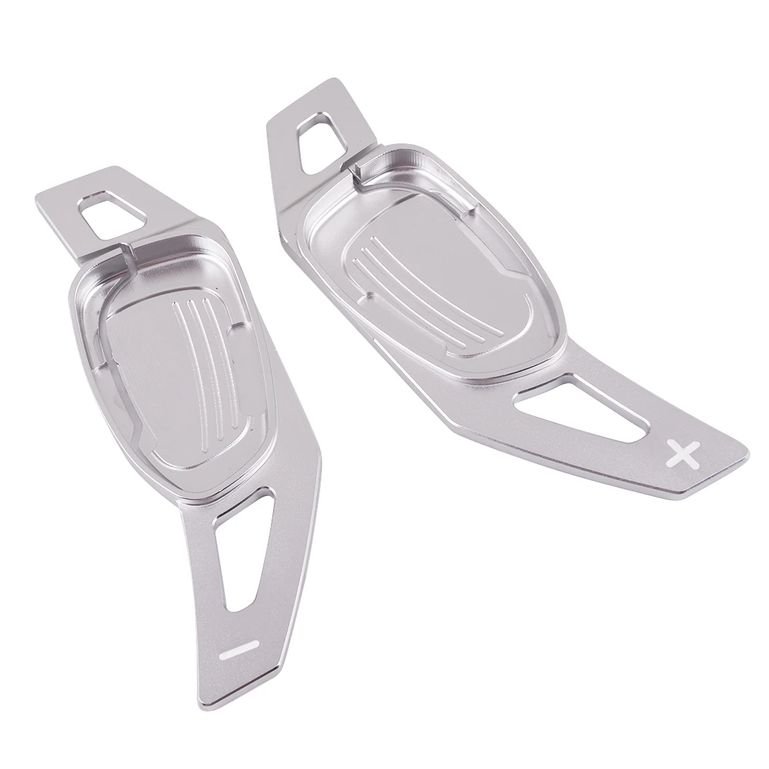 2pcs Car Silver Steering Wheel Shift Paddle Shifter Extension Fit for Audi A5 S3 S5 SQ5 RS3 RS6 RS7 | Автомобили и мотоциклы