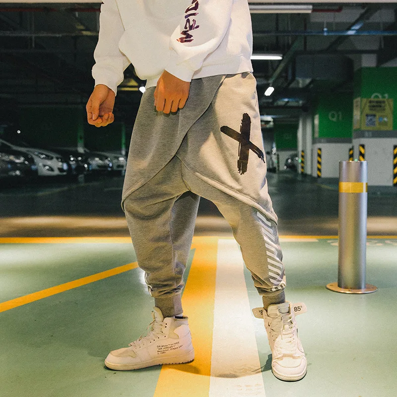 

Zogaa 2019 Men Joggers Hip Hop Harem Streetwear Pants Pattern Embroidery Casual Trousers Sweatpants Popular Solid Cargo Pants