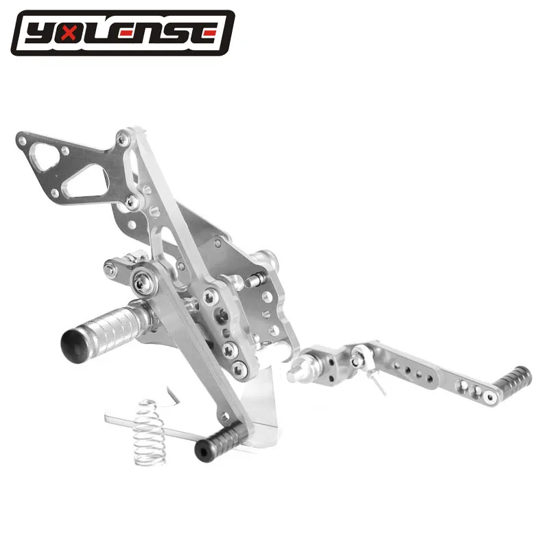 CNC алюминиевый Мотоцикл Регулируемые задние наборы подножки для Suzuki GSXR600/750 R K11 L2 L3 L4 2011