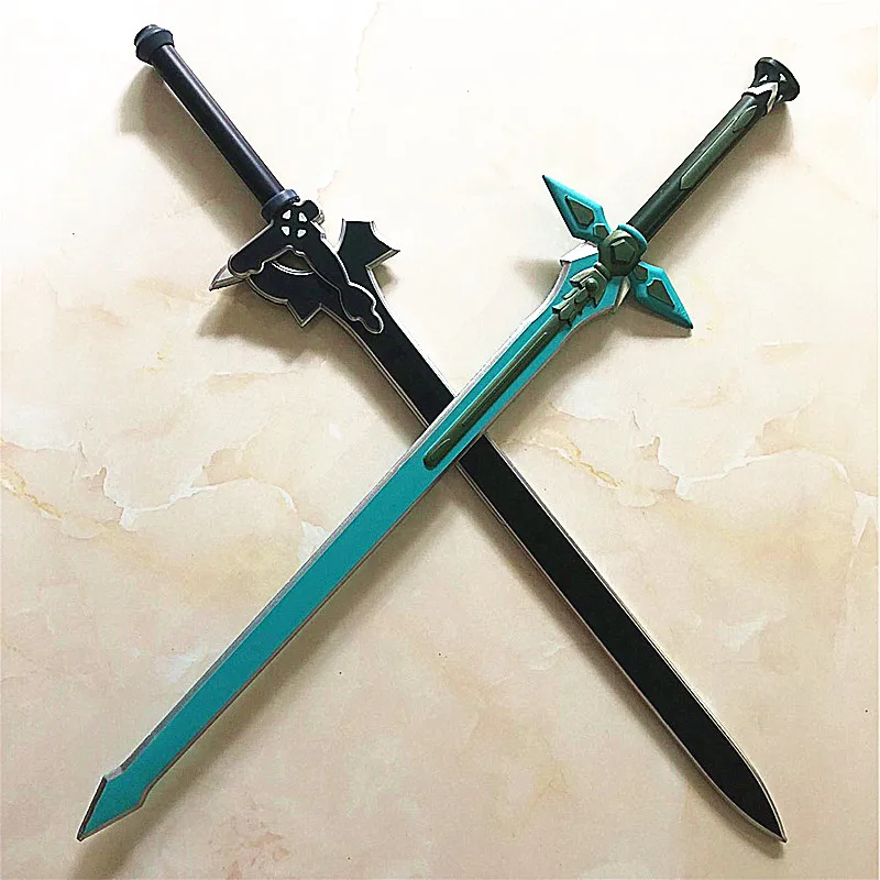 Elucidator Dark Repu 1:1 Sword Art Online Dark Repulser Kirito Kirigaya Sword Kirigaya Kazuto cosplay prop Yuuki Asuna black sword cosplay - Цвет: Elucidator Dark Repu