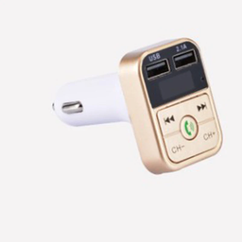 Новое USB зарядное устройство, автомобильный fm-передатчик, беспроводной радио адаптер, двойное USB зарядное устройство, Bluetooth, Mp3 плеер, поддержка громкой связи, вызов